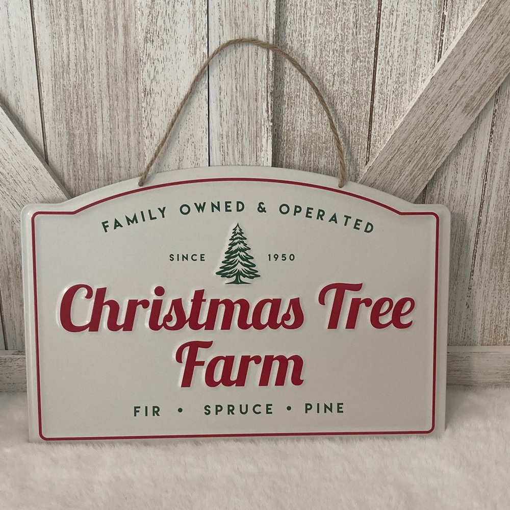 Target BP Christmas Tree Farm Holiday Sign